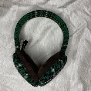 Plaid Jcrew earmuffs
